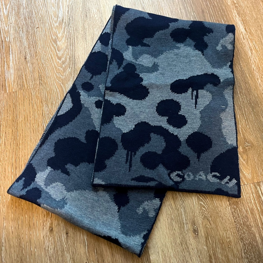 Coach Camo Scarf